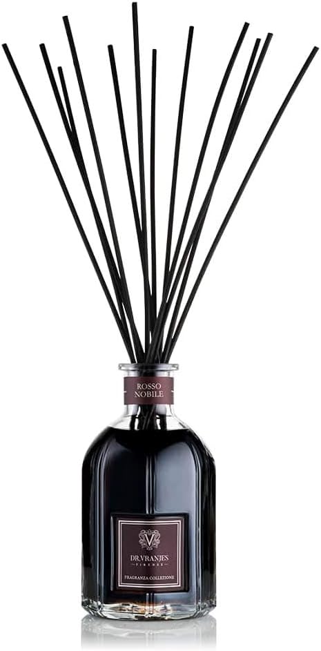 Dr. Vranjes Rosso Nobile Diffuser Featuring a Glass Diffuser Cleaning Towel (2 Piece Bundle) (1250 ml)