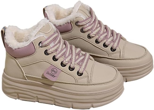Women Platform High Heel Fashion Sneakers Walking Lace Up Lightweight Stylish Classic Casual Sneaker