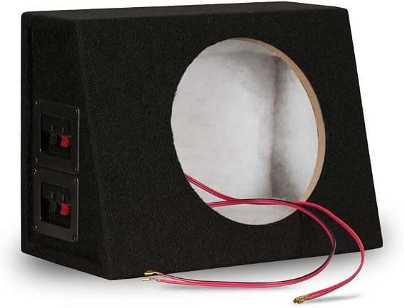 GOLDWOOD TR8P Sealed Single Car Speaker Cabinet Box for 8" Dual Woofer