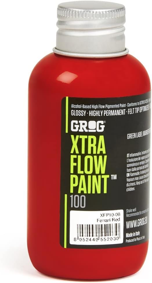 Grog Xtra Flow 100ml Paint Refill - Burning Chrome