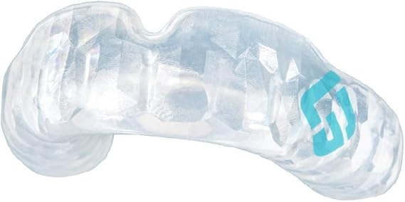 GuardLab APEX Mouthguard w/Case | Football, Basketball, Boxing, Wrestling, Soccer, Karate, Hockey, MMA | Adult & Youth | Pre-Indented for a Precise Fit (APEX/Standard Clear, Small)