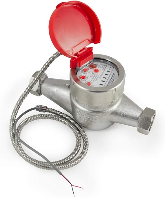 3/4" Hot Water Meter - Stainless Steel, Pulse Output