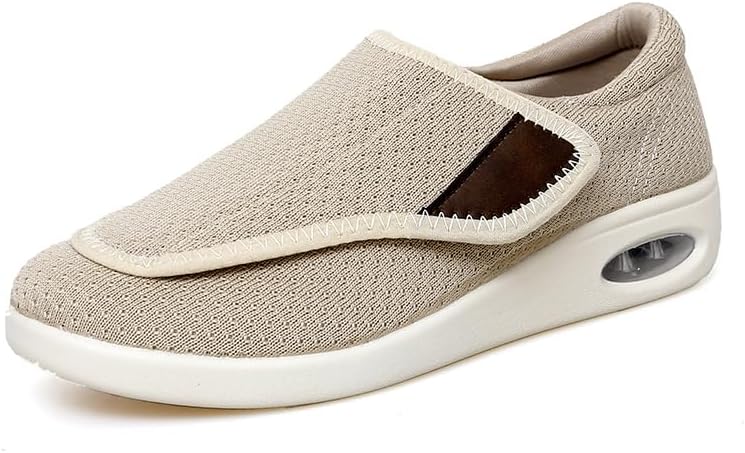 Walking Shoes for Women Wide Slip-on Shoes for Swollen Feet Adjustable Walking Shoes for Elderly Foot
