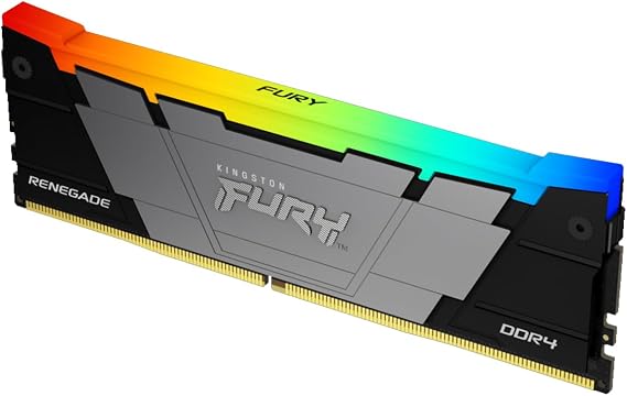 Kingston FURY Renegade RGB 16GB 3600 DDR4 CL16 DIMM 1Gx8 Desktop Memory - KF436C16RB12A/16