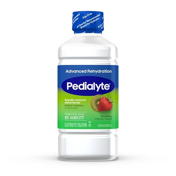 Pedialyte AdvancedCare Plus Electrolyte Drink, Kiwi Berry Mist, 1 Liter