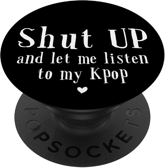 Kpop Funny K-pop Merch Birthday Korean Pop Merchandise PopSockets Adhesive PopGrip
