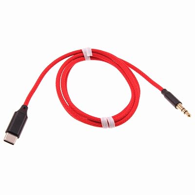 Aux Cable USB C to 3.5mm Audio Cord Compatible with Light Phone III, Car Stereo Aux-in Adapter Speaker Jack Wire Braided Type-C