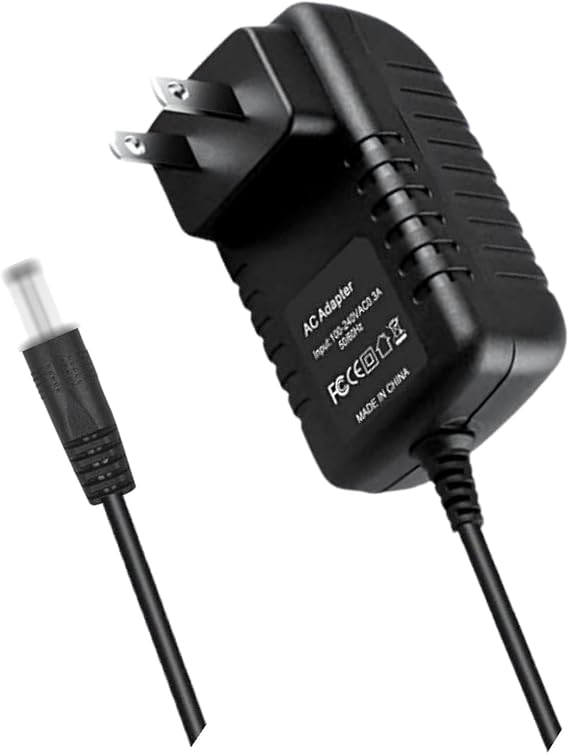 AC Adapter Replacement for Grandstream GXV3000 GXV3140 HT502 HT-503 HT503 VOIP ATA SIP Phone GXE5024 GXE5028 Phone VOIP IP PBX IPBX GXP2170 GS-GXP2170 Power Supply Mains PSU, Black