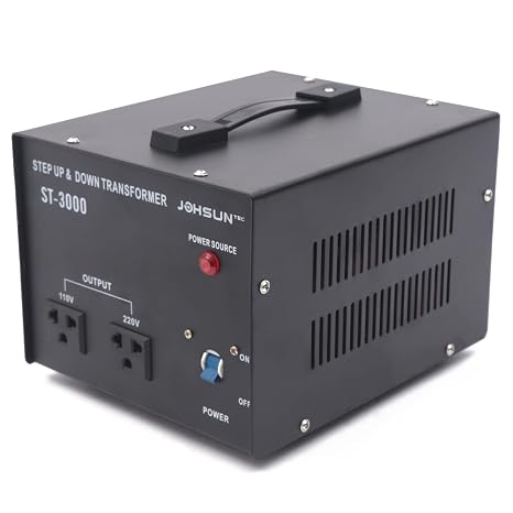 3000 Watt Heavy Duty Step Up and Down Voltage Transformer Converter AC 110V240V ST3000 - Power Circuit Breaker Protection AC 110V/200V/220V/240V