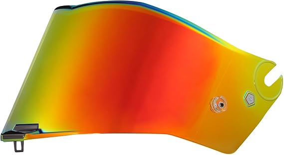 LS2 Thunder Carbon Pinlock Ready Outer Shield (Red Iridium)