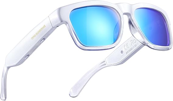 OhO Open Ear Smart Glasses, UV400 Z87.1 Lightweight Bluetooth Sunglasses