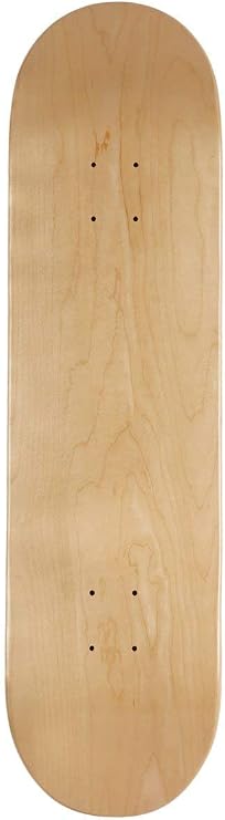 [CCS] Blank Skateboard Deck | 7 Ply Plain Natural Maple Wood | Professional Grade | Adults, Kids, Teens, Youth | Boys & Girls