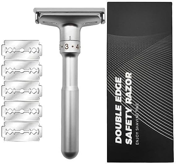 Valkyrie Metal Adjustable Manual Traditional Razor Machine 5 Razor 6 Tier Silver