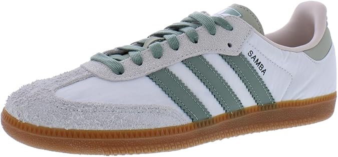 Samba OG Womens Lifestyle Shoes (Cloud White/Silver Green/Putty Mauve)