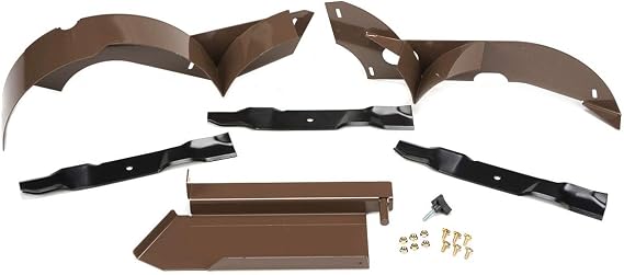 Mower Mulching Kit, Reroutes Airflow and Clippings into a Vertical Pattern That Forces Them Deep into The Turf After Being Recut into Small Particles, OEM 504567