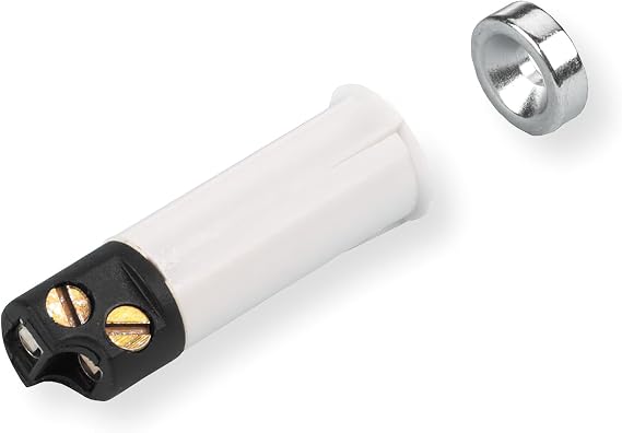 Honeywell 944TRE-WH 3/8" Magnetic Contact with Terminals and Rare Earth Magnet, White Gap: 1/2" (13mm)