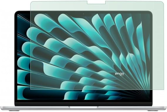 Engo Apple Macbook Air 13 İnç Ekran Koruyucu Nano M5, M4, M3, M2 İle Uyumlu