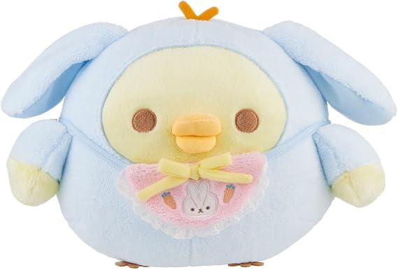 Rilakkuma Kiiroitori San-X Original Minna De Usausababy Series Laydown Plush - 13-inch Plush