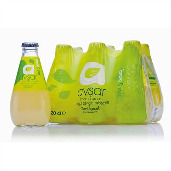 Avşar Limon C Plus Maden Suyu 200 ml 6'lı