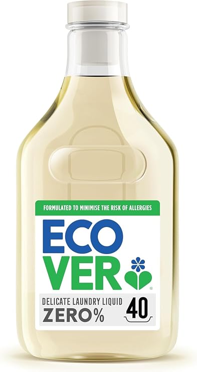 Ecover Zero Non-Bio Laundry Liquid, Sensitive Skin, 40 Washes, 1.43L