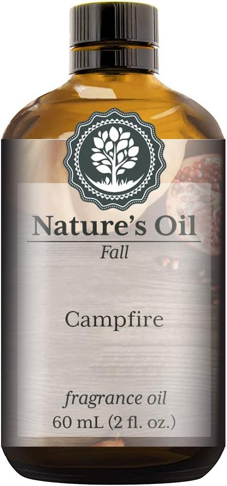 Campfire Fragrance Oil (60ml) for Diffusers, Soap Making, Candles, Lotion, Home Scents, Linen Spray, Bath Bombs, Slime