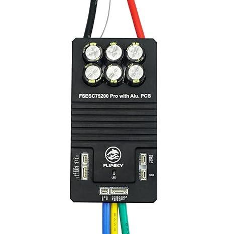 Flipsky 75200 Pro 84V High Current with Aluminum PCB Based on VESC for Fighting Robot Surfboard AGV Robot