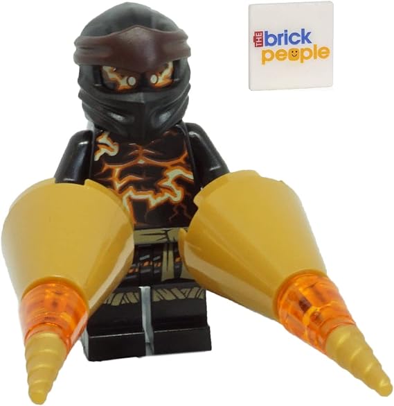 LEGO Ninjago: Cole Minifigure from Master of the Mountain with Drilling Weapons