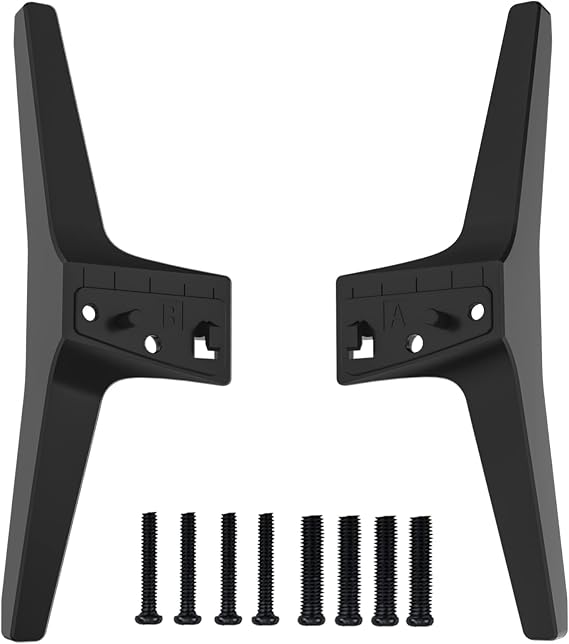 Base Stand for LG TV Legs, Replacement for 55 Inch LG TV Stand 55UK6300PUE 55UJ6540 55UK6200PUA 55UM7300 55UK6090PUA 55LJ550M 55LJ5500 55LJ5550 55LJ5500UA 55LJ550M-UB 55UN6900 55UN7300PUF with Screws