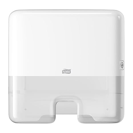 Tork Xpress Mini Multifold Hand Towel Dispenser White H2, 553120 | One-at-a-Time Dispensing, Elevation Range