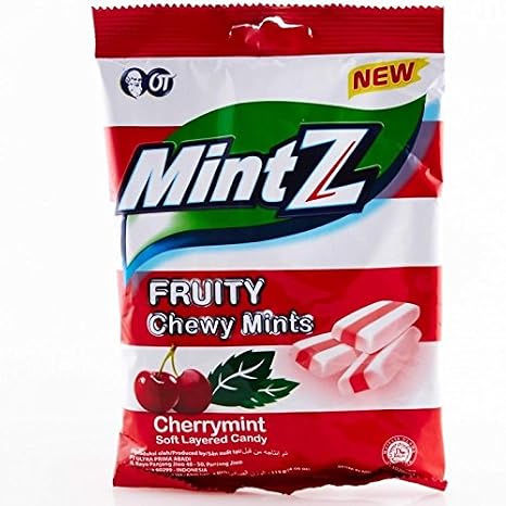 Mintz Chewy Candy, 125 Gram (Cherrymint)