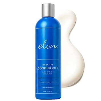 Elon Essential Conditioner for Women - Moisturizing Conditioner for Dry Hair, Nourish Damaged Hair, Protects Against UV Color Extending Moisture - Sulfate Free & Paraben Free 12 oz