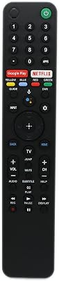 RMF-TX500U Voice Remote Replacement for Sony Bravia Smart TV XBR-49X800H XBR-49X950H KD-75X75CH XBR-85X950H XBR-55X850G XBR-65X850G XBR-55A8H XBR-65A8H XBR-55X950G XBR-65X950G