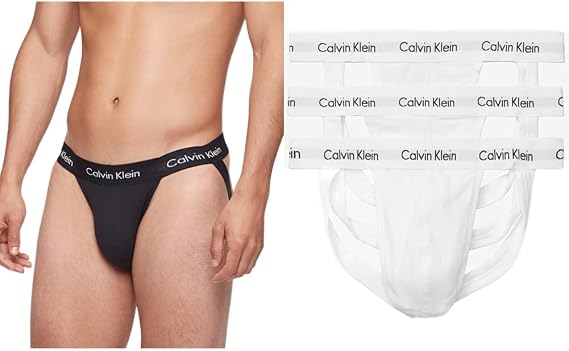 Calvin Klein Men's Cotton Classics 6 Pack Jock Strap