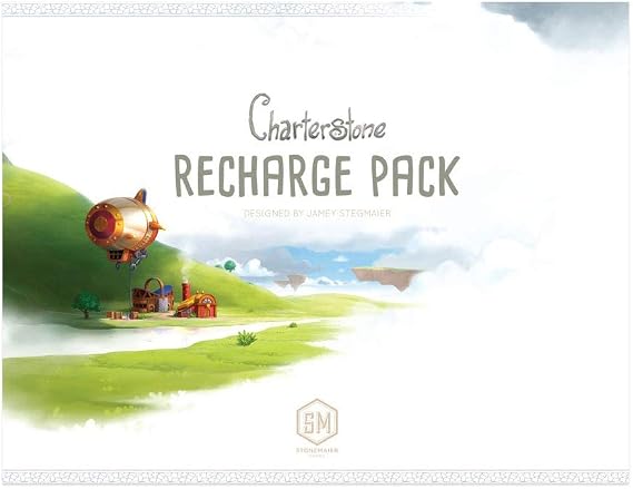 Stonemaier Games: Charterstone: Recharge Pack | Add to Charterstone to Play Through The Campaign Again | A Competitive Legacy Village-Building Board Game | 1-6 Players, 75 Mins, Ages 14+