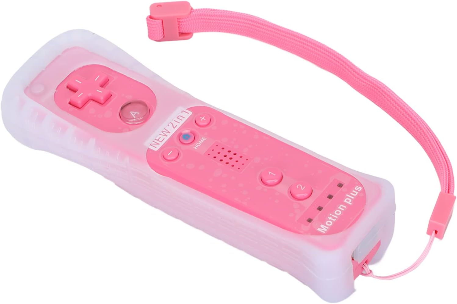 YUNQ Wireless Remote Control, Long Remote Control for Wii for WiiU Distance Wireless Remote Control Pink
