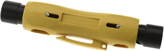 Coxaial Cable Stripper Wire Cutter Compatible with Network Telephone Television Cable (UTP STP CAT5 RG-59/6/7/11)
