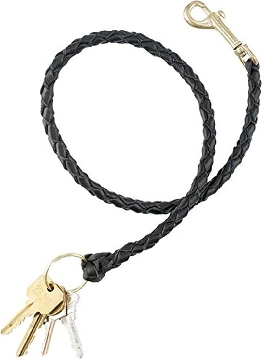 Aker Leather 699 Jailers Leash, Black