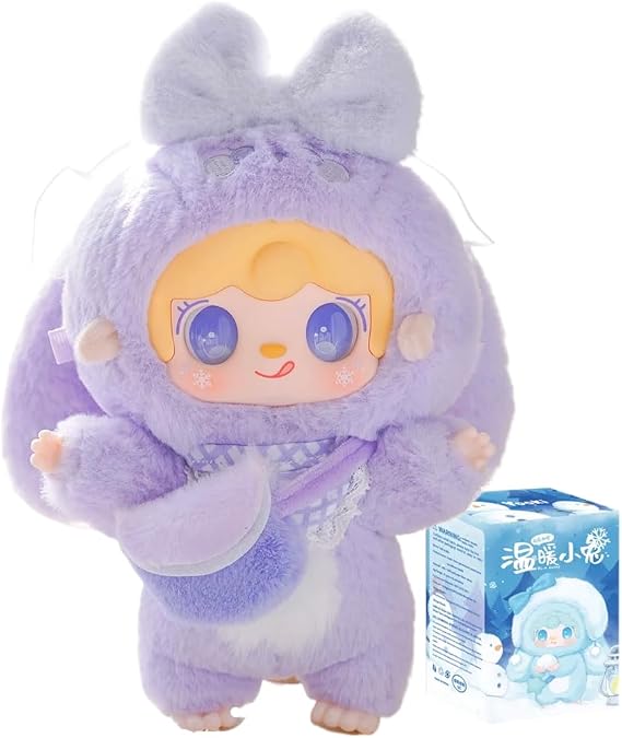 Yooki Warm Bunny Series Blind Box Action Figures Mystery Collectible Toys Random Surprise Gift for Birthdays Christmas Desktop Ornaments Display Collectors,1 PC