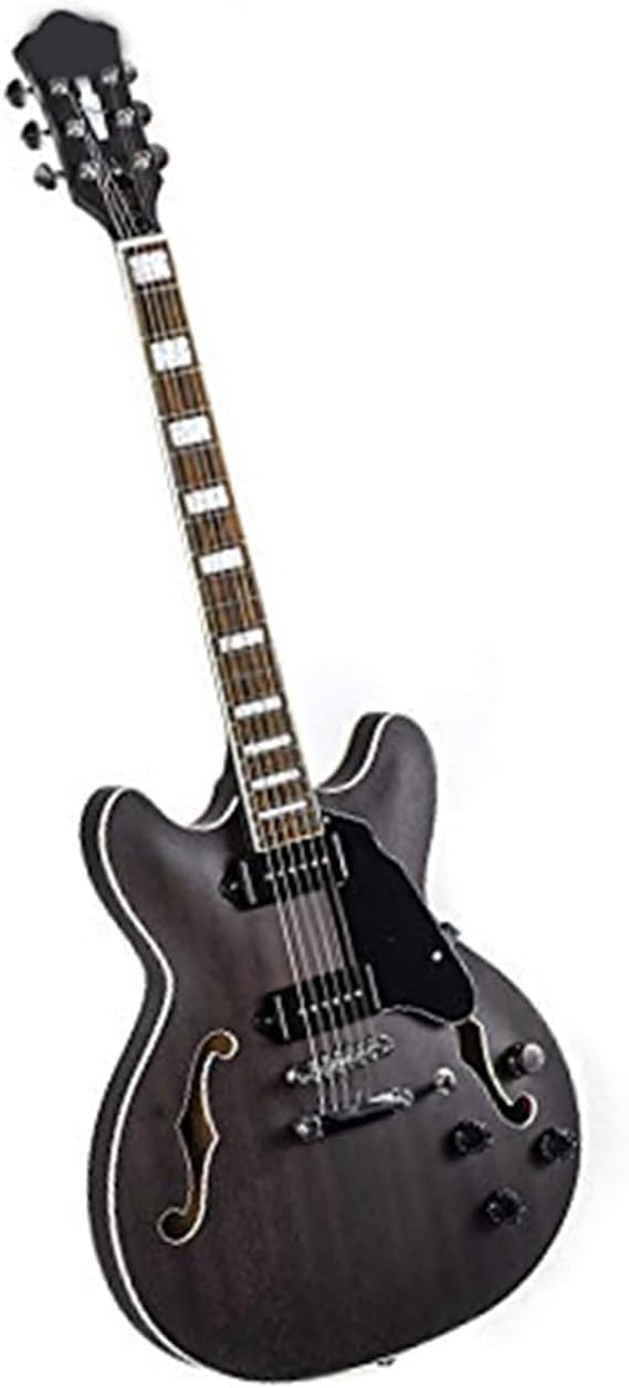Professional Electric Guitar Hollow Body Electric Guitar Matte Finish P90 Pickups