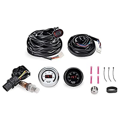 1Set 30-4110 AFR 52mm Wideband O2 UEGO Controller Gauge Fuel AFR with 4.9 Oxygen Sensor 0258017025