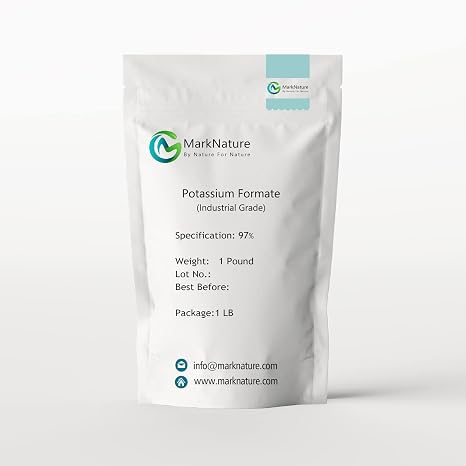 MarkNature Potassium Formate, Ammonium Organic Salt, Industrial Grade (1 Pound)