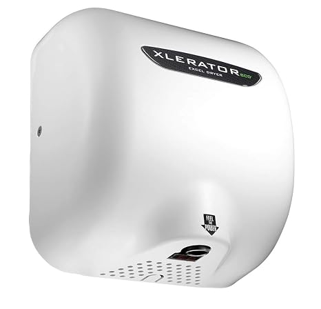 XLERATOReco Hand Dryer, XL-BW-ECO-1.1N, 208-277V w/Noise Reduction Nozzle