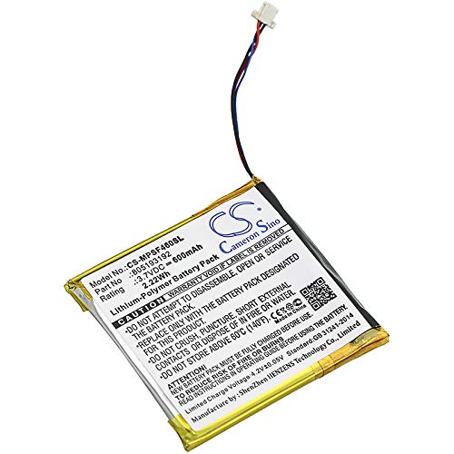 LEBEE Compatible with Battery sand1sk 805193192 Sansa SMDX10R-8192K-P70, Sansa View, Sansa View 16GB, Sansa View 32GB, Sansa View 8GB 600mAh