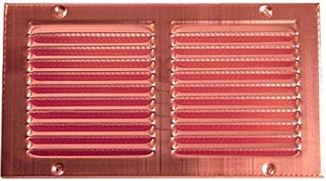 Rectangular Ventilation Grid with Screen Vent Size: 5.875" x 11.125"