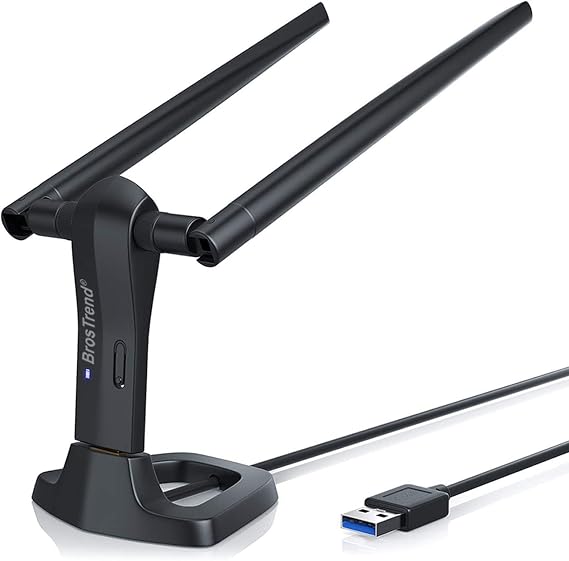 BrosTrend AC1200 Linux Compatible WiFi Adapter for PC, Raspberry Pi, Odroid