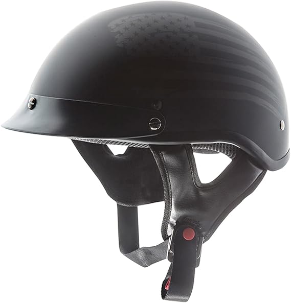 TORC T53 Half Face Motorcycle Helmet DOT Approved