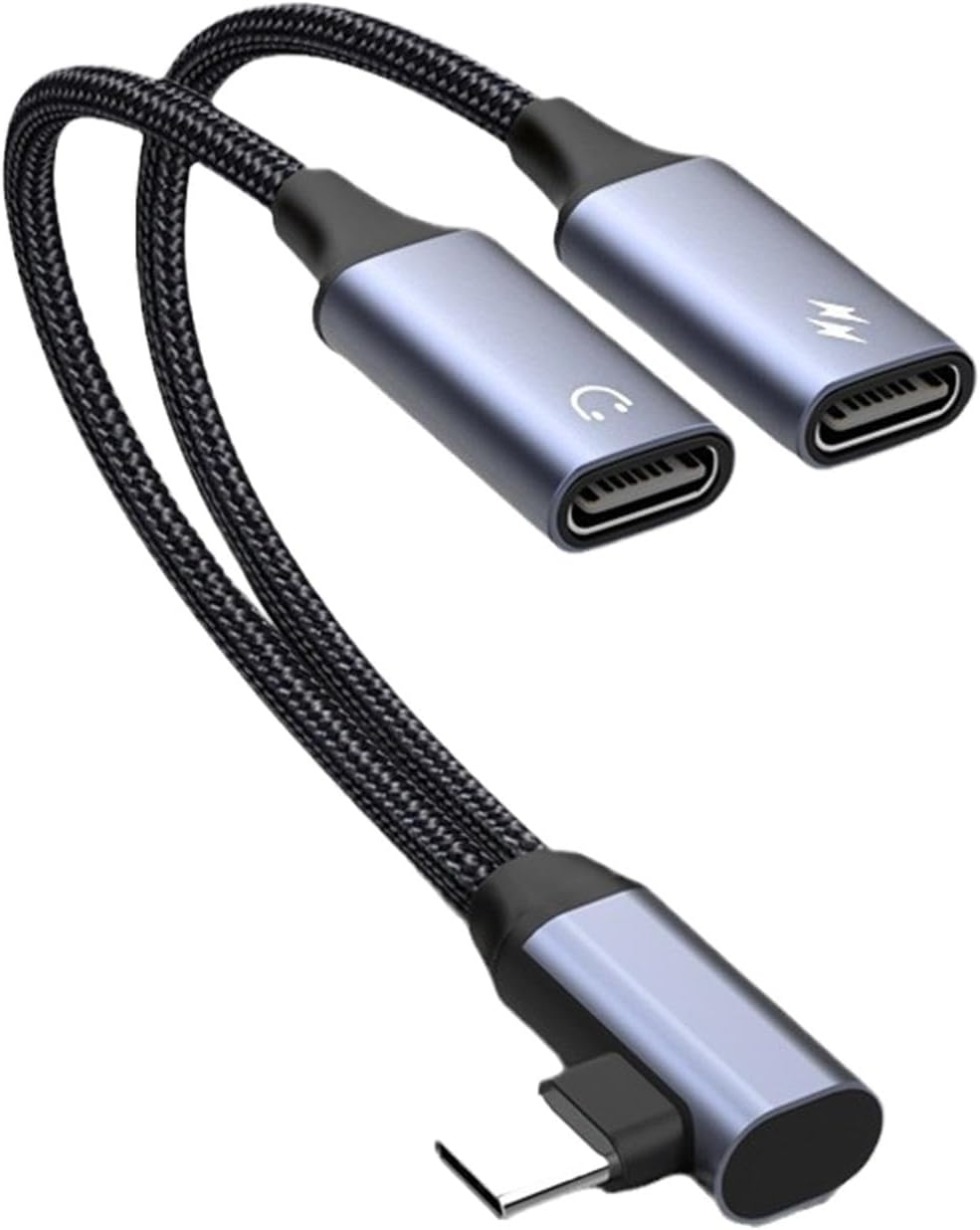 USBC to USBBC Splitter - Lightweight USB C to USB C Adapter | Type C Dual Earphone Audio Adapter, 2 in 1 USB C Female Splitter Adapter, Most USB C Charging Splitter Adapter