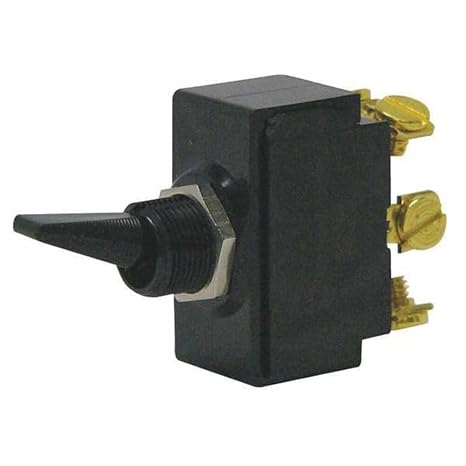 Toggle Switch, Dpdt, 10A @ 250V, Screw