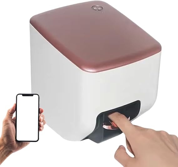 Nail Printer Mini Electric Nail Art Machine - Digital Automatic Device for Professional & Home Use