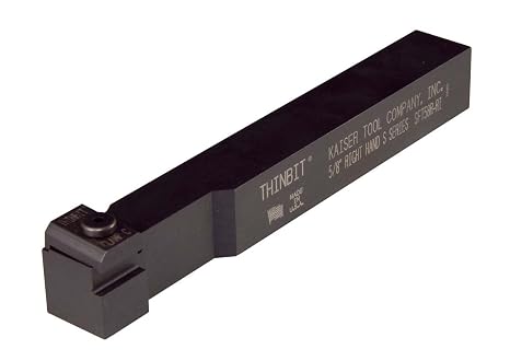 THINBIT SFT58R 5/8" Right Hand, Straight, Flushtop toolholder. Use with Grooving, Threading, face Grooving and Parting Inserts